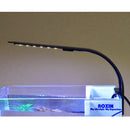 10W LED Aquarium Light Arm Clip on Plant Grow Fish Tank Lighting Lamp-White Light EU Plug 220V