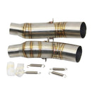 51mm Slip On Exhaust Middle Link Adapter Pipe for Kawasaki Z1000