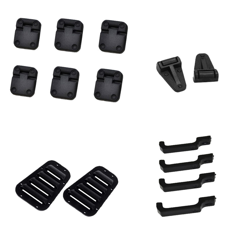 1/10 RC Truck Parts Door Hinges&Door Handles&Intake Grille Cover for Traxxas
