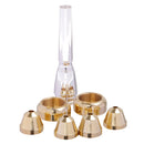 Trumpet Mouthpiece 4 Sizes Set 2B 2C 3B 3C Gold Plated Mouth Pieces Kit