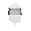 Protective Veil Hat Beekeeping Smock Equipment with Elastic Design White