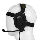 Single PTT Headset Earpiece Microphone for Baofeng Kenwood Walkie Talkie Intercom Radio