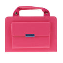 Fashion Carrying Handbag PU Leather Stand Cover for iPad Mini 1/2/3 Pink
