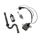 4pcs/ Set Ignition Coil with Wire Fuel Line Fuel Filter Spark Plug For STIHL