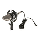 Condenser Microphone Mic Sound Studio Speech Recording Dynamic with Shock Mount Windshield Sponge Foam Cover BM700 Silver