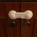 2Pcs Child Safety Cabinet Lock Cupboard Corner Baby Kids Safe Drawer Latch