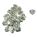 30pcs Tibet Silver Brother Heart Charms Wedding DIY Jewellery Making 16 x 14 mm
