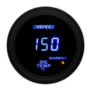 2" 52mm Smoke Lens Car Oil Temp Gauge Celsius Degree Oil Temperature Meter