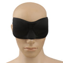 Cotton Sleeping Mask Eye Cover Nose Pads Nap Blindfold Light Protector - Black