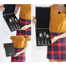 4Pcs French Royal Food Grade 304 Stainless Steel Delicate Custom Flatware