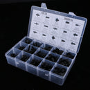 300 Piece Auto Car Push Retainer Pin Rivet Trim Moulding Assortment Kit 15 Model Clips