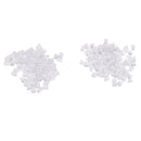 250 Pieces Silicone Rubber Replacement Earring Backs Back Stoppers Earnuts Clear