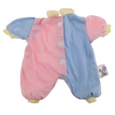 Fashion Doll Clothing Patchwork Jumpsuit for Mellchan Girl Doll Decor Pink & Blue