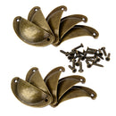 Set Of Vintage Brass Pull Handle Door Cabinet Dresser Drawer Knob With Screws