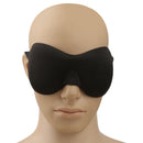 Cotton Padded Travel Plane Sleeping Eye Mask Shade Fatigue Blindfold Light Resistant Black