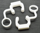 2Pieces Quick Mount Silicone Locking Lock Plug for Gopro HD 1 2 3 3+4 White