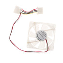 4 Colors LED 8cm 4Pin Sleeve Bearing Computer Cooling Fan PC Case CPU Cooler
