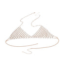Luxury Crystal Bra Chains Triangle Bikini Choker Necklace Beach Body Jewelry