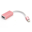 USB-C 3.1 Male to Displayport Female High Speed Ultra HD UHD 4K 1080P Video Audio AV Adaptor Converter Cable Wire Cord Plug Rose Gold