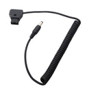 Coiled D-Tap to Straigth DC Cable for DSLR Rig Power V-Mount Anton Battery