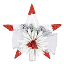Glitter Christmas Tree Ornament Decoration Christmas Tree Top Star Xmas Topper Star