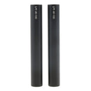 2Pcs 15mm Dia 100mm 10cm Length Extension Rods for Rail System Matte Box Follow Focus Rig DSLR Black