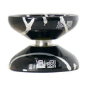 MAGICYOYO Unresponsive YOYO N9 Alloy Professional Yo-yo for 1A 3A 5A String Trick Play - Black Silver