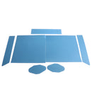 Replacement Console Wireless Controller Skin Set Protector Cover for Sony PS4 PRO Blue