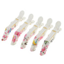 5pcs Hair Section Alligator Clamp Clips Croc Claw Hairdressing Salon