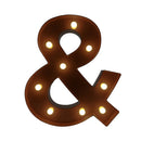 3V 40W Power LED Light Wedding Party Cafe Birthday Night Party Decoration Lights 12 INCH Coffee & Sign