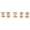5Pcs Wooden Easter Egg Ball Stands Tray Holders Kids Pretend Play Home Decoration