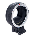 For Canon EF EF-S Lens to Sony E-mount Camera Autofocus Adapter Ring with Tripod Mount f/ NEX A7 A7R A7RII A6300 A6000