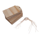 10 Pieces Unfinished Predrilled Wood Slices with Holes with Natural Jute Twine for Christmas Ornaments and Home Hanging Decorations Crafts