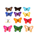12 Pieces Butterfly Embroidered Cloth Iron on Patches Sewing Fabric Appliques