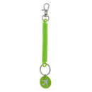 Spring Coil Keyring Spiral Key Chain Stretchable Theftproof Bracelet Green