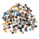 100 Pieces Colorful Star Rivet Spike Stud Punk Leathercraft DIY Punk Claw Rivets
