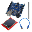 UNO R3 MEGA328P Board With TFT 2.4 Inch Touch LCD Screen Module For Arduino