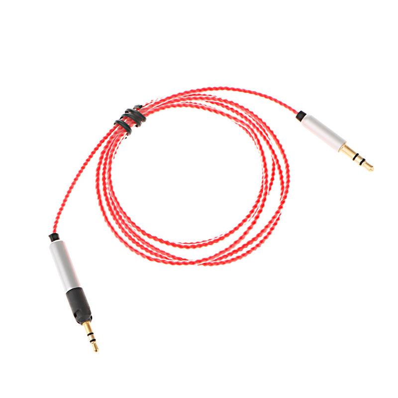 1.2m Upgrade Cable For Audio Technica ATH M50x M40x M70x Headphone Red