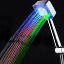 3 Colors Automatic LED Light Shower Head Temperature Control Shower Bathroom Water Glow Automatic Light Switching