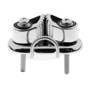 Fast Entry Boat Cam Cleat with Wire Fairlead - 316 Marine Stainless Steel