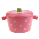 Wooden ChefÂ’s Pretend Play Toy Pink Stewpot for Children' Kitchen Cooking Play