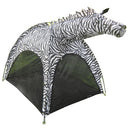 Simple Cartoon Zebra Style Play Tent Cubby House Playhouse for Kids Indoor Outdoor Games