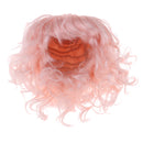 1/4 Dolls Hair Medium-length Curly Wig Neat Bangs For 1/4 Bjd YOSD Doll Accs