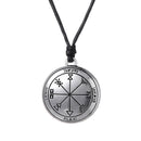 Exotic Talisman Viking Odin's Key of Solomon Seal Pendant Necklace Religion Jewelry
