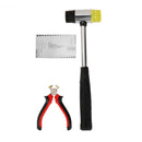 Guitar Bass Banjo Repair Tool Kit Hammer Fret Puller String Ruler for Luthiers