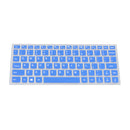 Slim Washable Dustproof Keyboard Silicone Cover For lenovo's new air 12 blue