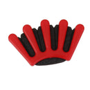 Plastic Hair Braiding Tool Holder Hair Clip Hair Accessories Styling Tool Red 13.5x1.3cm