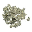 Wholesale Bulk Lots 100 Pieces Alloy Tibetan Silver Plated Owl Charms Pendants Spacer Beads for Jewelry Making DIY Handmade Craft Supplies 15x12mm