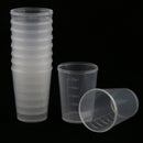 10pcs 50ml Plastic Liquid Measuring Cups Graduated Laboratory Bottle Lab for School Lab Supplies