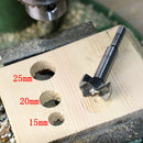 5 Pieces Woodworking Drill Bits Hinge Cutter Hole Saw Set with Round Shank